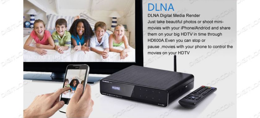 HIMedia HD900B Full HD 1080p 3D Android Blu Ray Media Player WiFi N 