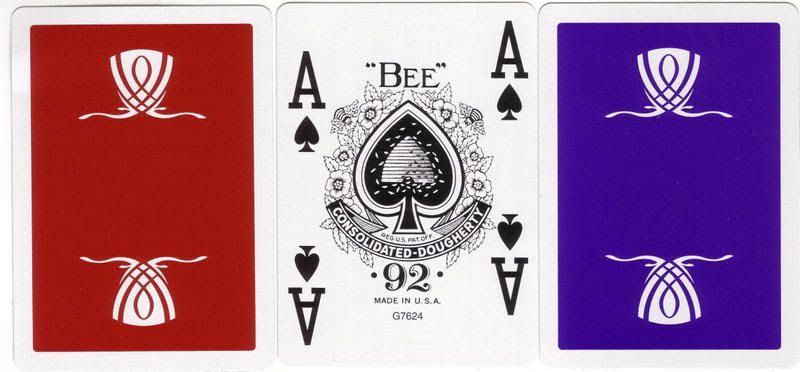 NEW Bee Tech Art Wynn Casino Blue & Red Playing Cards Decks Ohio 