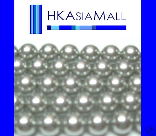 50pcs Swarovski Crystal Beads Pearl 5810 6mm LIGHT GREY  