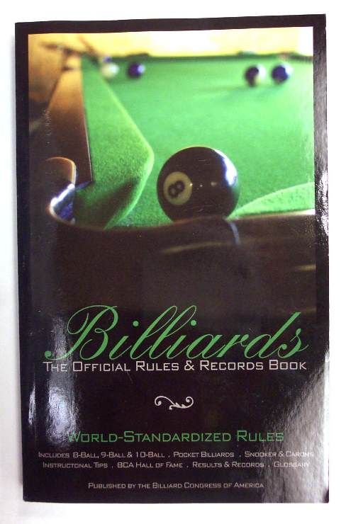 BCA 2008 Official Rules & Records Book   Newest Edition  