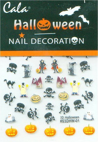 Cala Nail Art HALLOWEEN Decals Stickers 86400A  