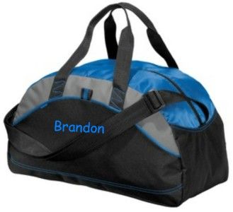 Groomsmen Gifts Personalized Monogrammed Duffel Bag Gym Travel Small 