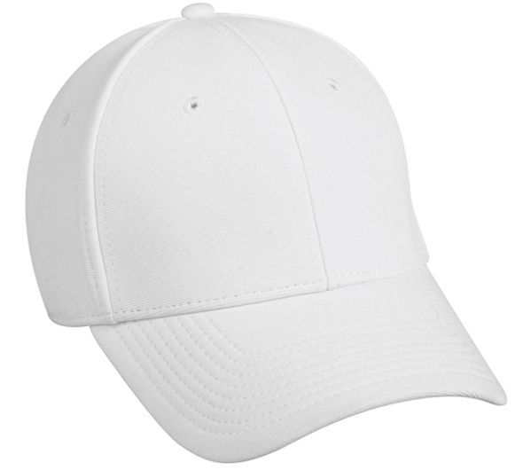 Officials/Referee Fitted Football Cap. White or Black/White Stripes 