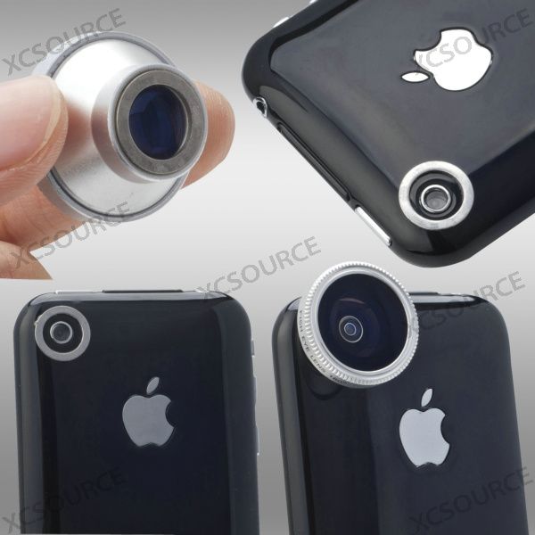 185° Detachable Fish Eye Fisheye Lens for iPhone 4S 4G 4 iTouch 