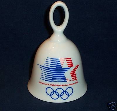 Collectible Souvenir Bell 1984 Los Angeles Olympics WOW  