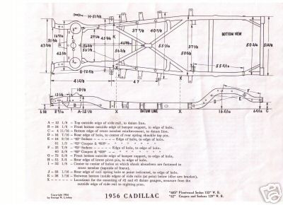 1970 FORD TORINO FRAME DIMENSION CHART  